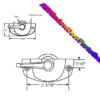 CAM SASH LOCK | ENTRYGARD | TRUTH HARDWARE - Image 2